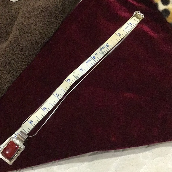 STUNNING BOLD STERLING STAMPED π NECKLACE - Picture 6 of 6